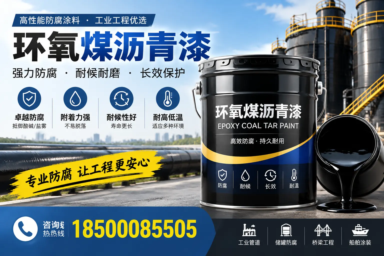 环氧煤沥青漆的施工方法与注意事项，确保在新余顺利完成