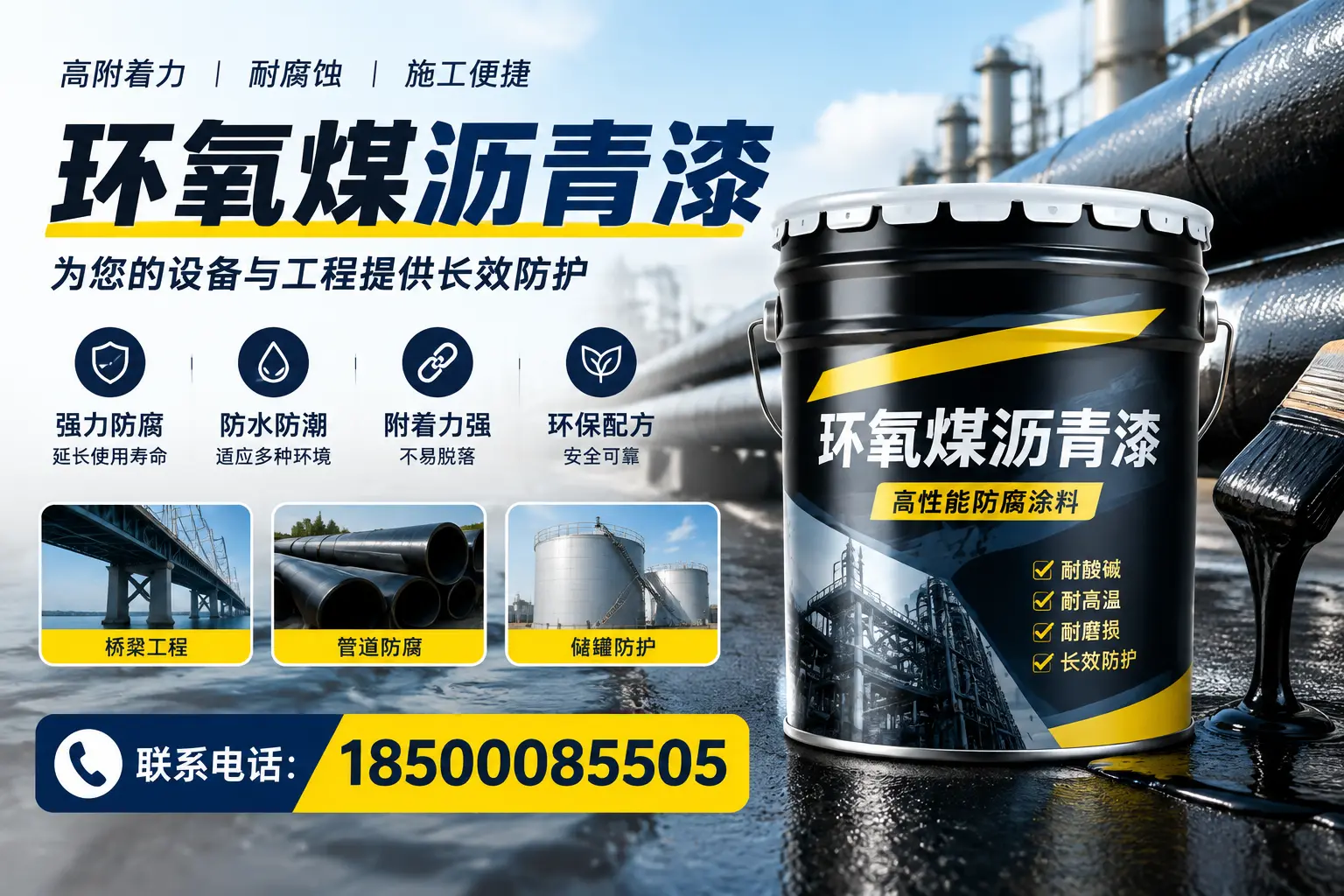 环氧煤沥青漆与其他涂料的对比分析,助力新余企业决策